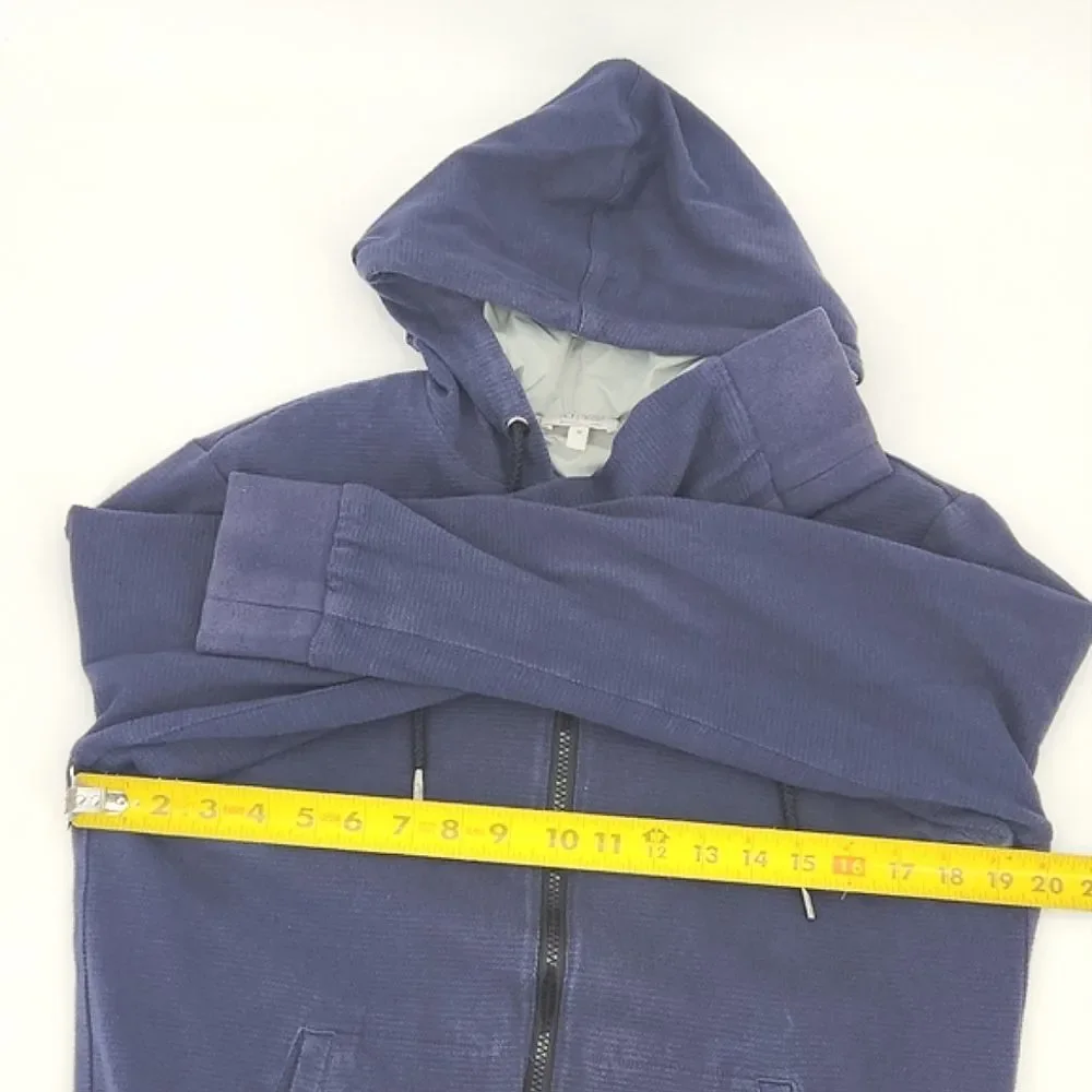 Armani Jeans Mens Size Medium Reversible Hooded Slim Fit Jacket Outdoors Norm